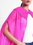 Inaya Pintuck Cape